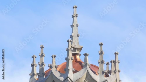 tip of church in Auckland city in university of auckland photo