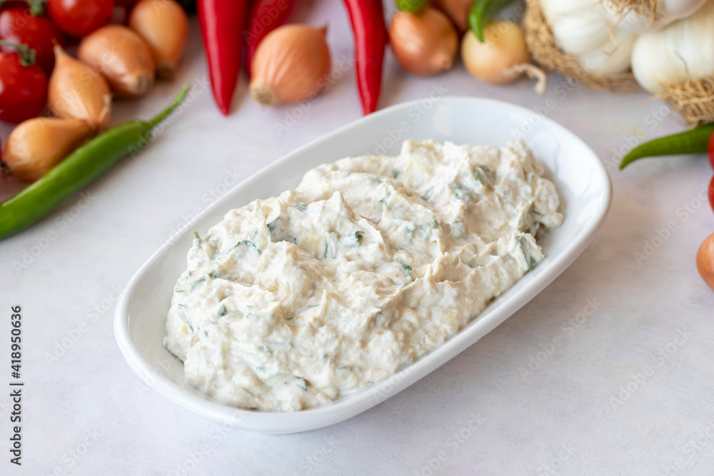 Eggplant Dip Baba Ghanoush / Ganoush (Mutabbal). Traditional Middle Eastern cuisine Eggplant Dip Baba Ghanoush appetizer. Eggplant Dip Baba Ghanoush / Ganoush (Mutabbal). Traditional Middle Eastern cuisine Eggplant Dip Baba Ghanoush appetizer.