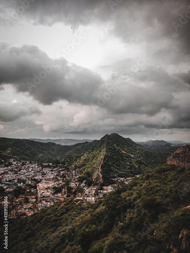 clouds over the mountain