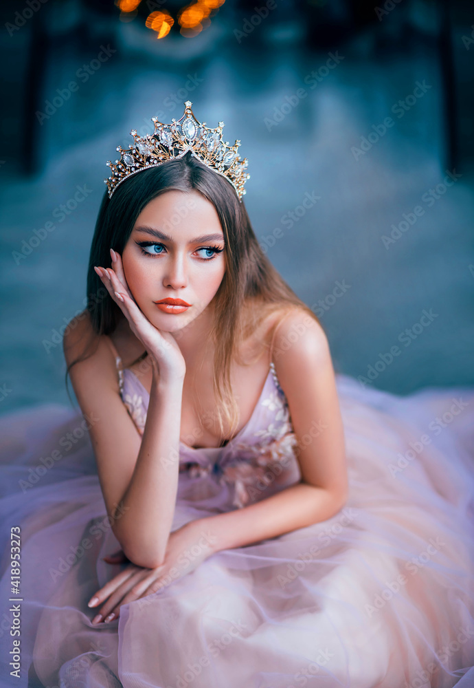 Beautiful girl dress sales photo