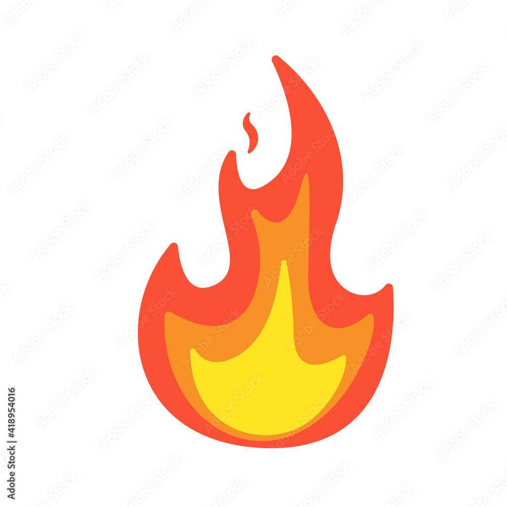 Vector Collection of Flame. Simple fireball design Campfire and fire prevention ideas Vector Collection of Flame. Simple fireball design Campfire and fire prevention ideas