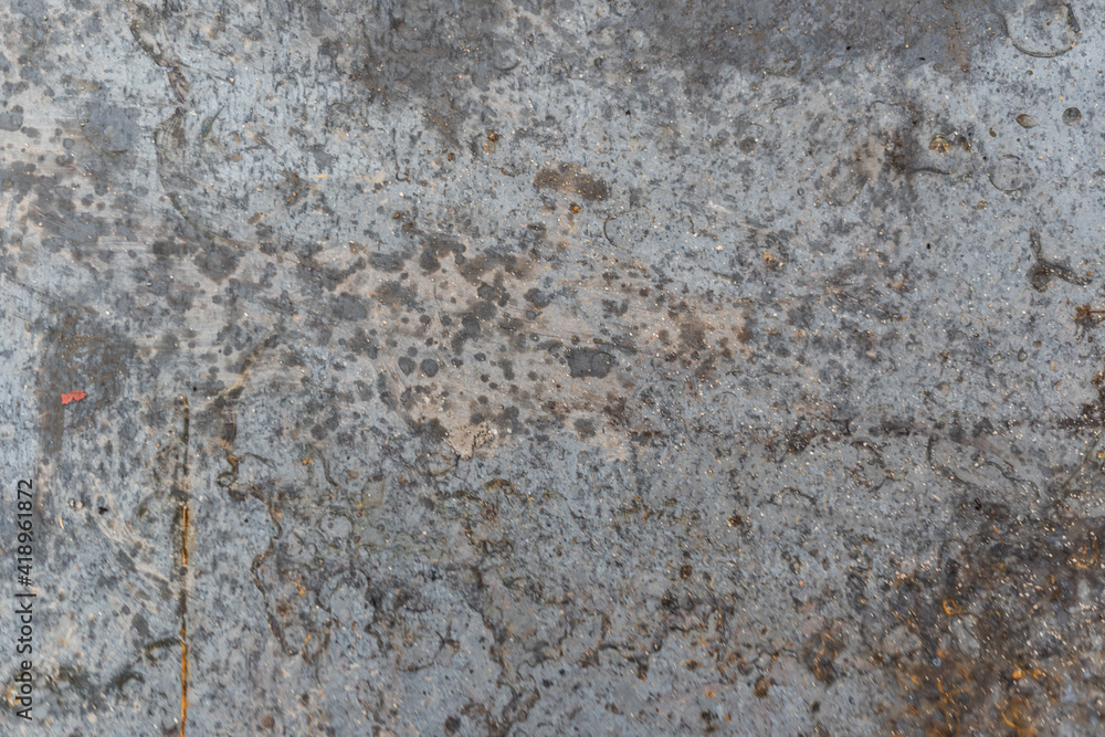 Fototapeta premium rusty metal plate with a seam and rivets
