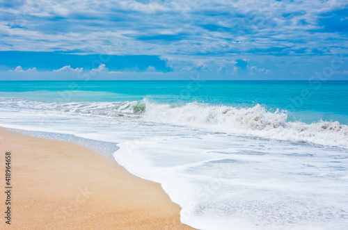 Mediterranean Sea. Spring day. Belek. Turkey