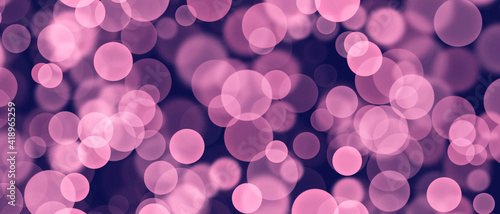 Abstract background with pink bokeh