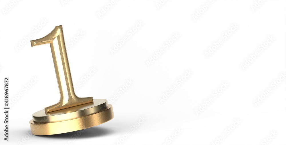gold winner first place 3d isolated gold winner first place 3d isolated
