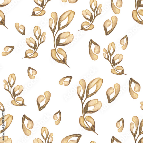 Seeds maple. Seamless pattern. 
