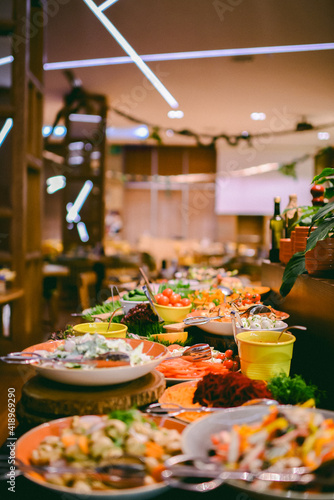 food in the restaurant