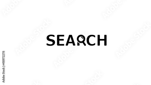 Search Logo Letter Magnifying Symbol