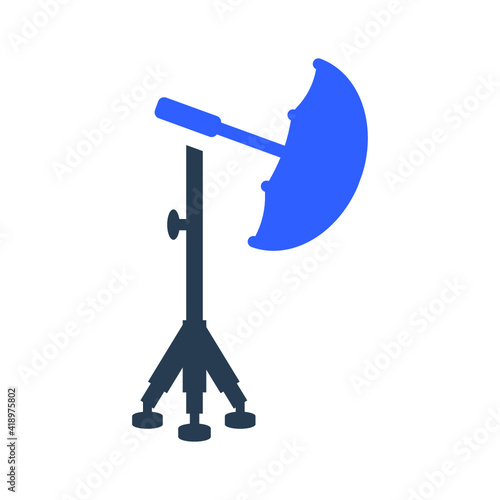 Lighting umbrella icon