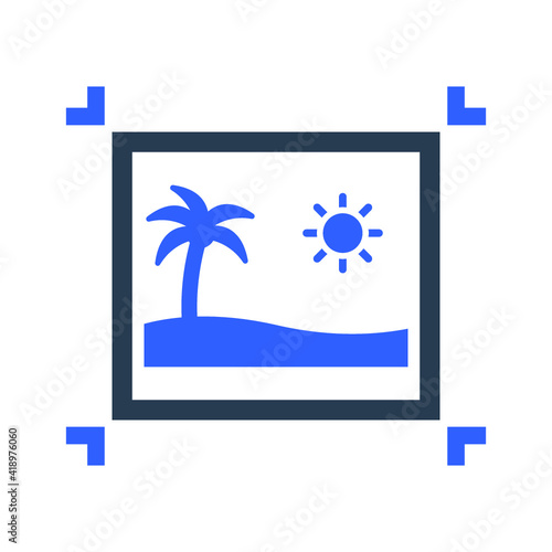 Crop image icon