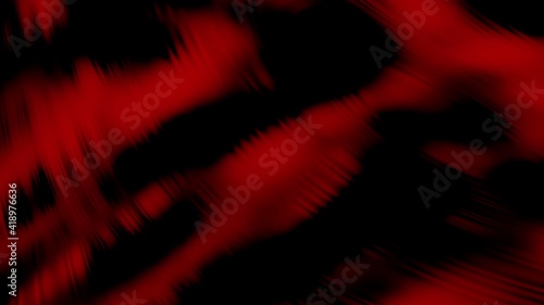 Chaotic abstract red and black texture in powerful energetic motion