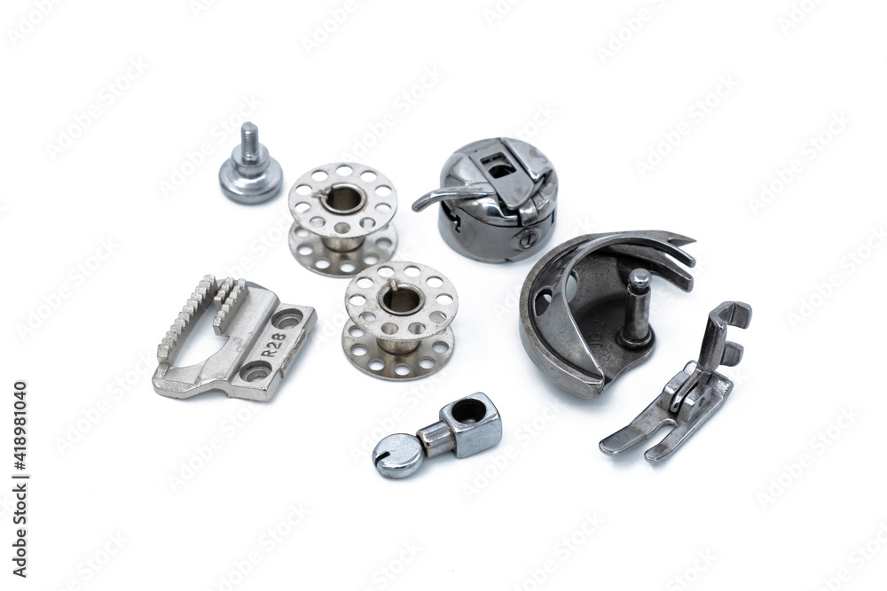 Obraz premium Industrial sewing machine part