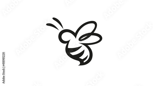 Creative Bee Insect Abstract Logo Vector © Abrastack Stu Design