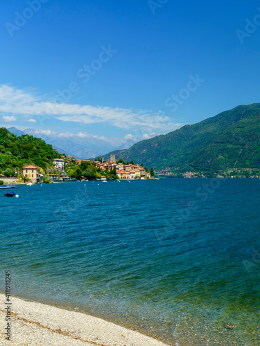 The lake of Como (Lario) at Menaggio, Italy