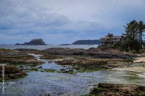 Rugged Shorelines along the coast of Tofino British Columbia