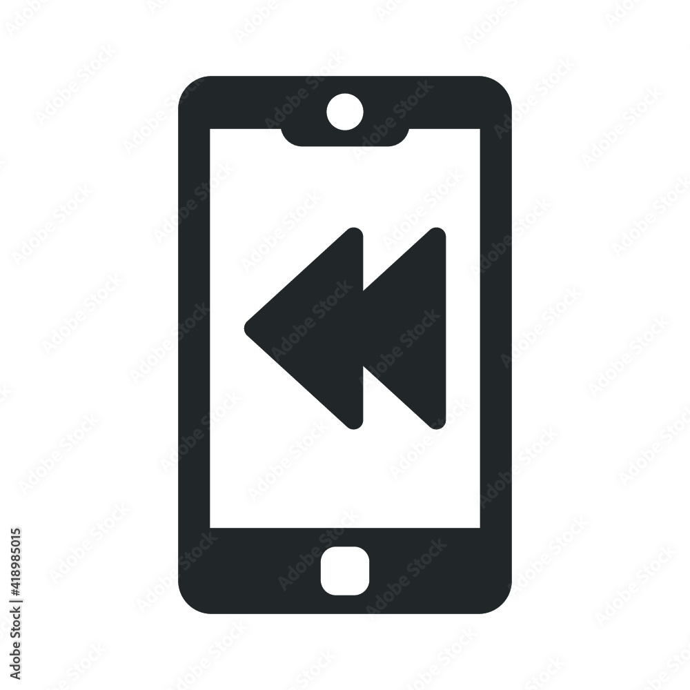 Music key on mobile icon Music key on mobile icon