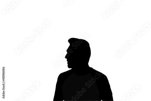 hombre de espaldas mirando hacia un costado