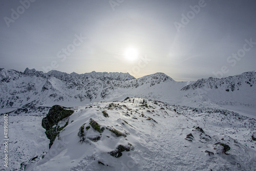 Obraz na płótnie Zawrat - Tatry w salonie