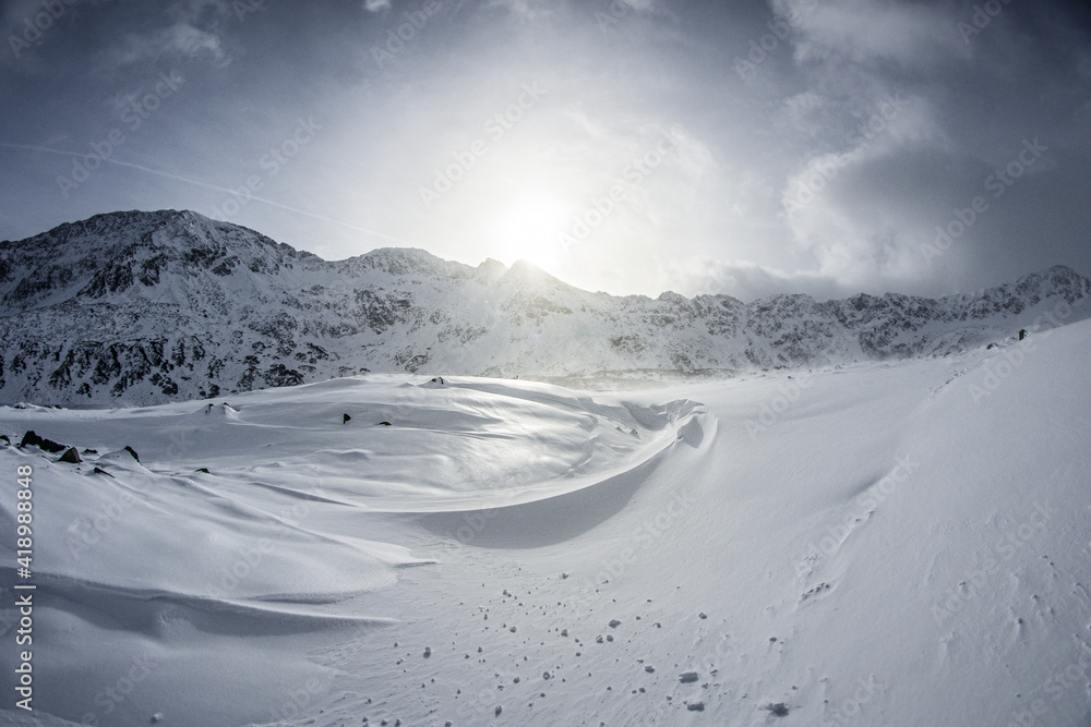 Tatry - droga na Zawrat z Pięciu Stawów