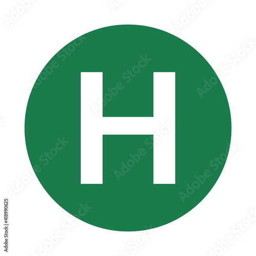 Hospital icon, Medical symbol, vector