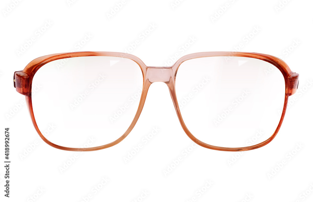Glasses isolated on white background for applying on a portrait. Design element with clipping path Glasses isolated on white background for applying on a portrait. Design element with clipping path