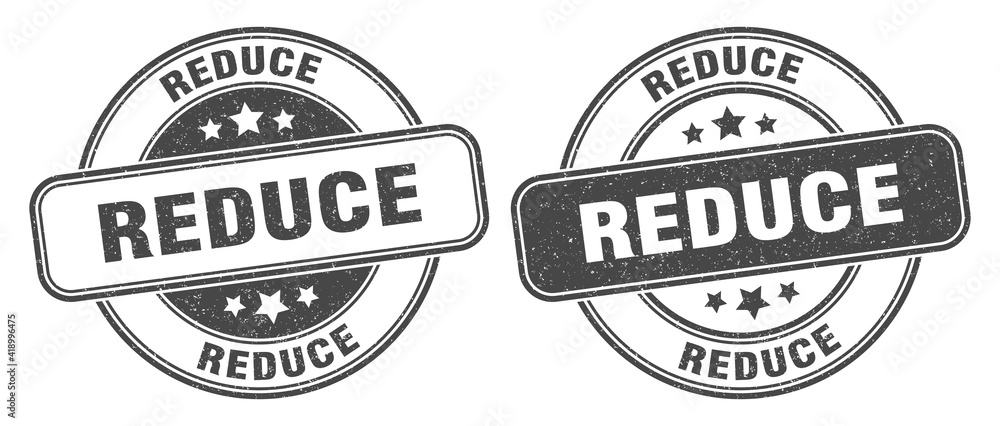 reduce stamp. reduce label. round grunge sign reduce stamp. reduce label. round grunge sign
