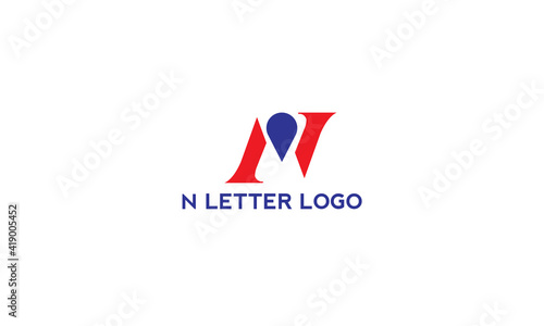 Free Download Colorful Premium  N letter logo Design template - GFXLoad