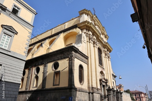 Obraz na płótnie Napoli – Chiesa dei Santi Severino e Sossio da Largo San Marcellino w salonie