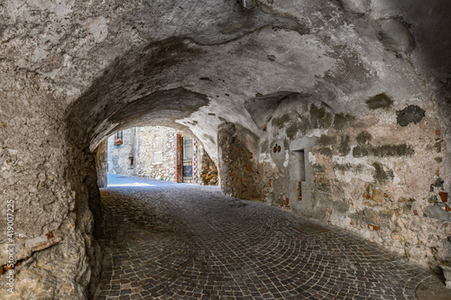 Tremosine del Garda,the best village
on Garda Lake in Italy, summer days on holidays.