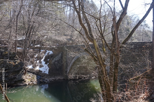 Stone Bridge at Valley Green in Winter