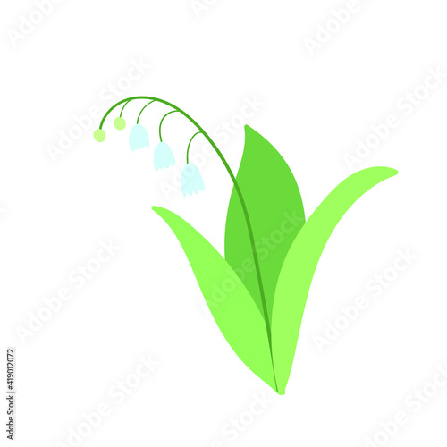 lily of the valley Vector illustration
