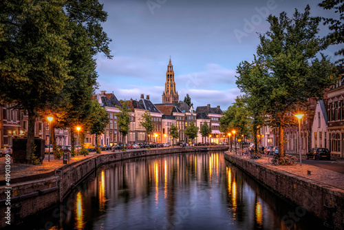 Fotografia the Hoge der Aa in the city of Groningen. The Netherlands