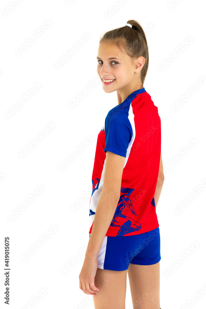 Preteen Volleyball Player Smiling Between Points Stock Photo - Download  Image Now - Volleyball - Sport, High School, Teenage Girls - iStock
