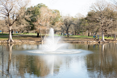 river in the park