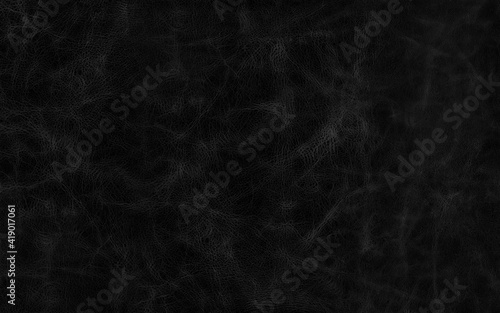 Abstract wrinkled black leather high resolution