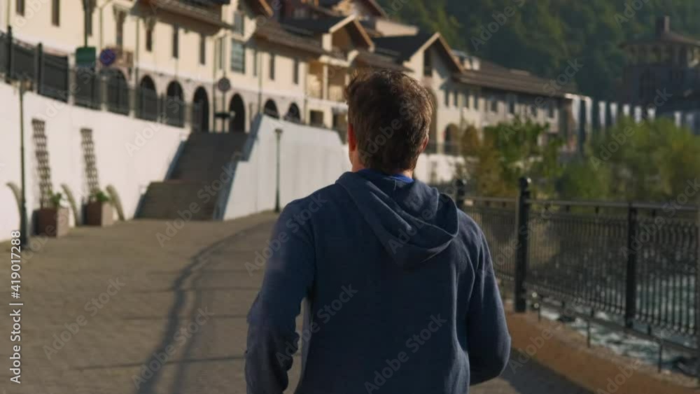 He is running to a better version of himself He is running to a better version of himself