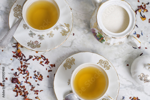 Retro-vintage porcelain tea sets