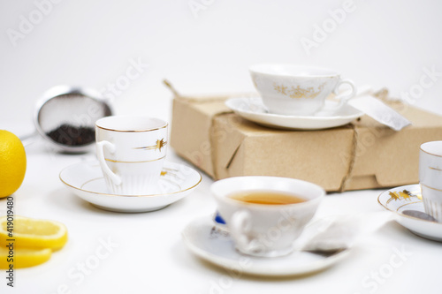 Retro-vintage porcelain tea sets