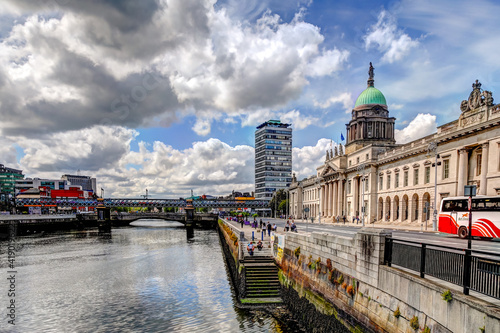 Photography The Custom House in Dublin Ireland