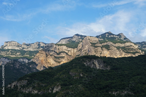 Geologic massif of Apennines Mountains, Abruzzo, Italy
