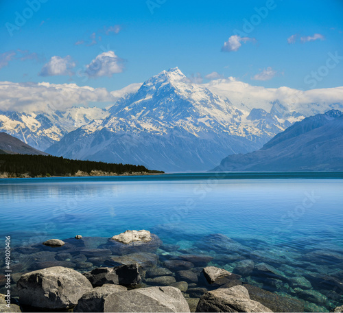 Lake Pukaki View Point mit Mount Cook Neuseeland © Thomas Zelonka