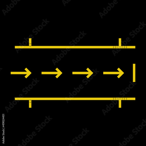 Pit stop markings
