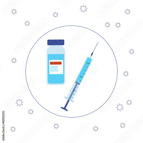 Global vaccination concept