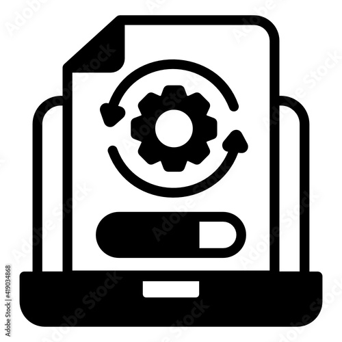 
Alphabets with arrow inside monitor denoting kerning in glyph icon 

