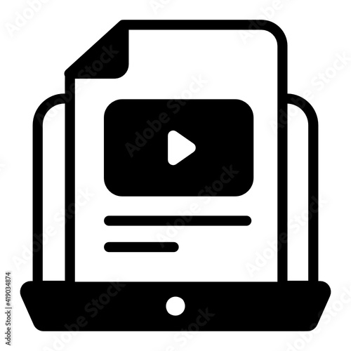 
Alphabets with arrow inside monitor denoting kerning in glyph icon 

