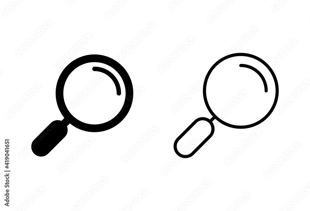 Search icon set. search magnifying glass icon Search icon set. search magnifying glass icon