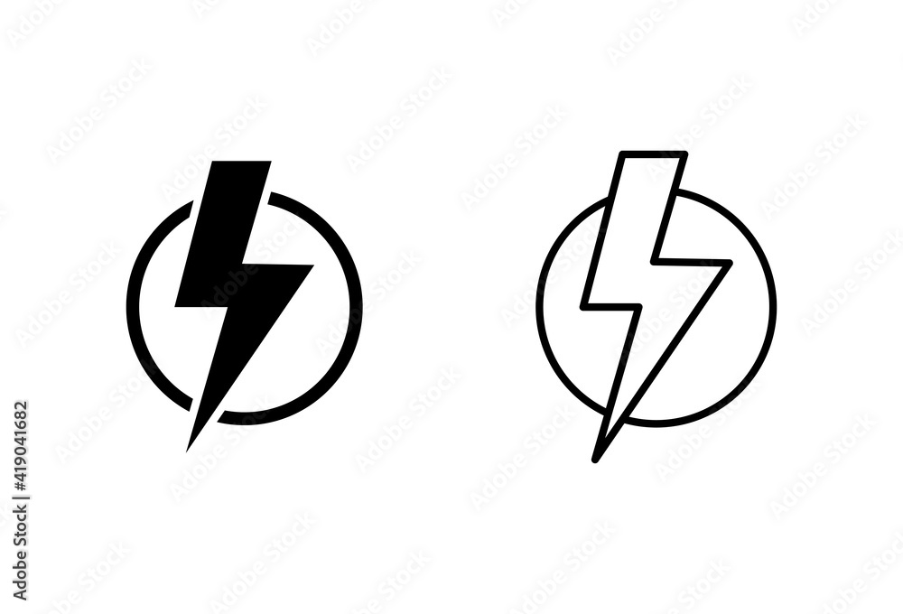Power icon set. Power Switch Icon. Electric power Power icon set. Power Switch Icon. Electric power