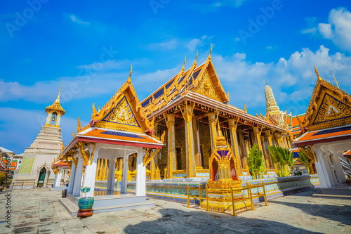 Wat Phra Kaew in Bangkok is a sacred temple and it's a part of the Thai grand palace, the Temple that houses an ancient Emerald Buddha