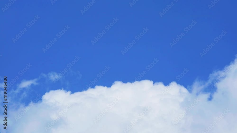 pure beautiful clear blue sky white cloud time lapse in the rainy season pure beautiful clear blue sky white cloud time lapse in the rainy season