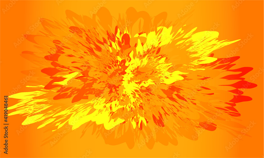 Explosive background with flames on it Explosive background with flames on it